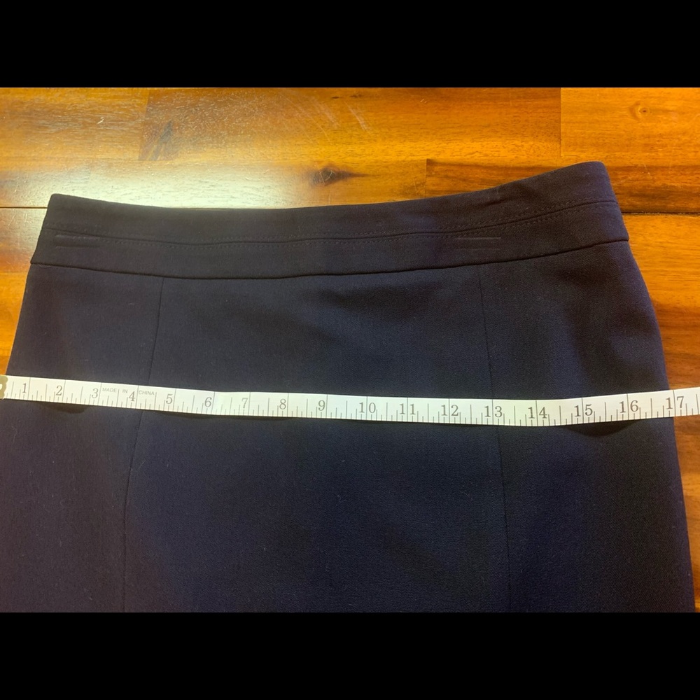 Express Navy Pencil Skirt - Picture 3 of 7